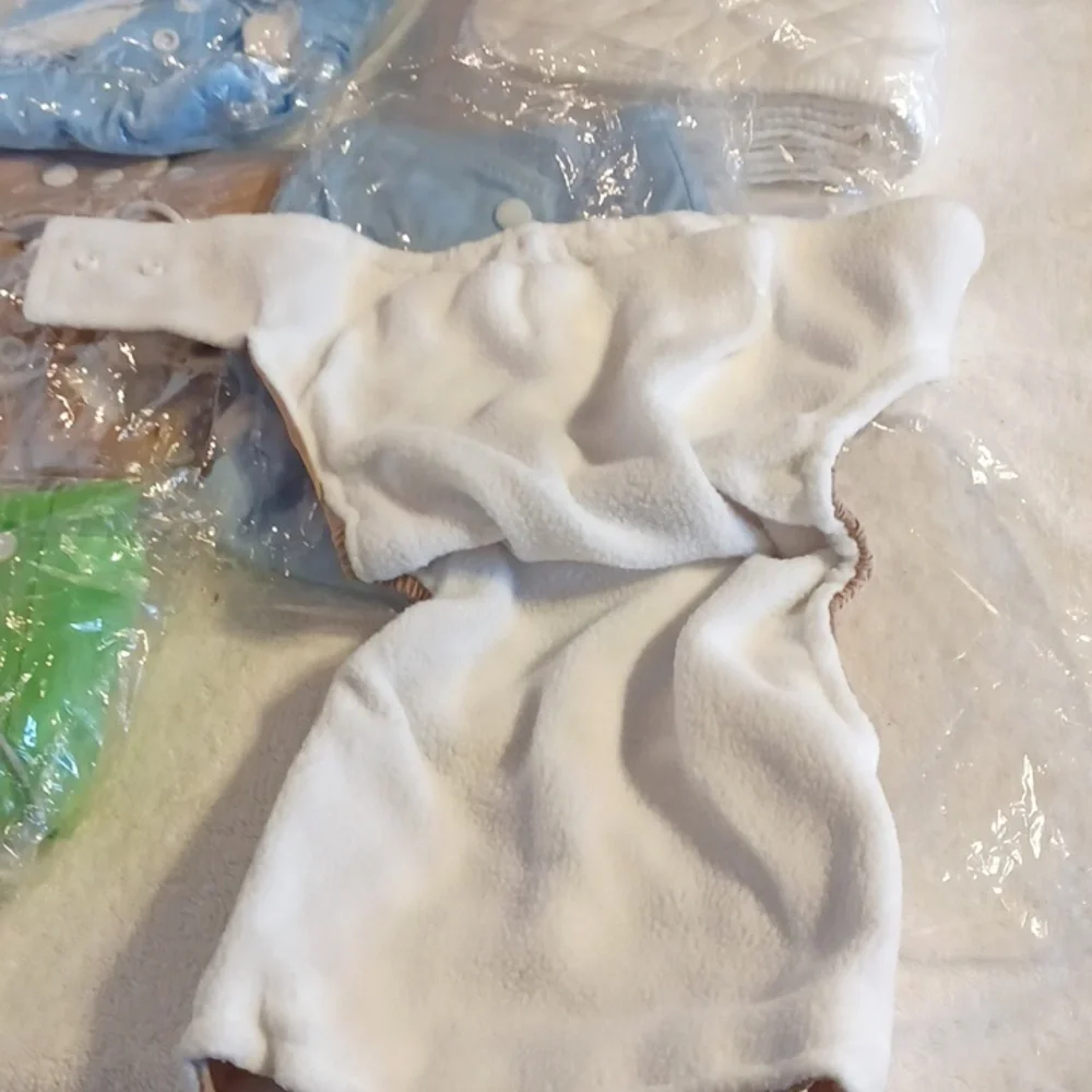 Diaper covers and liners 5 cover 6 liners all new baby boy or girl diapers